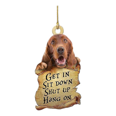 Car Dog Pendant Pendant, Car Key Backpack Accessories - HJG