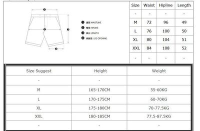 Summer Men's Gyms Shorts Bodybuilding Clothing Men Fitness Zipper Pathwork Workout Cotton Shorts - HJG