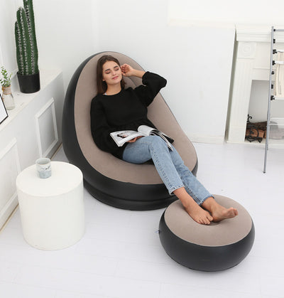 Lazy Bean Bag with Inflatable Folding Sofa - HJG