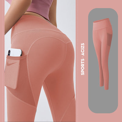 Yoga Pants Women With Pocket Leggings Sport Girl Gym Leggings Women Tummy Control Jogging Tights Female Fitness Pants - HJG