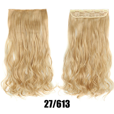 Women's Big Wavy Long Curly Hair Extensions Are Naturally Fluffy And No Trace