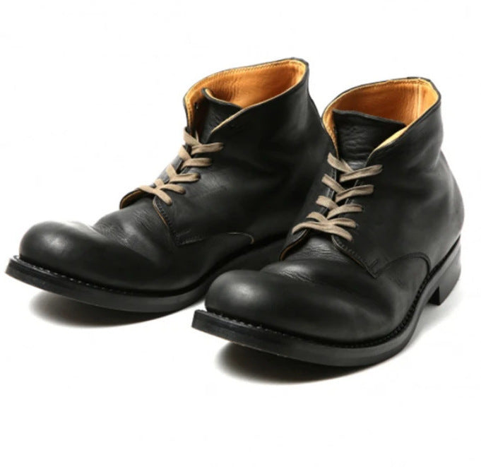 Casual Low Cut Round Head Boots