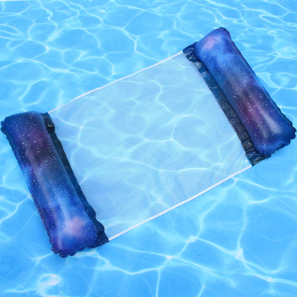 Swimming Pool Hanging Net Inflatable Floating Row Foldable Striped