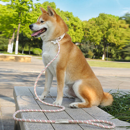 Dog Rope Pet Pulling Rope Puppy Strap Traction Rope Heavy Duty Belt Large Dog Leash Dog Collar Strap Dog Training Pet Harness Hands-Free Leash For Small Dogs Multicolor Pet Supplies - HJG