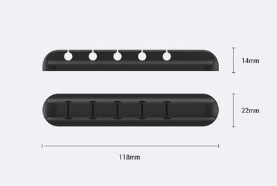 Silicone storage cable management cable clamp - HJG