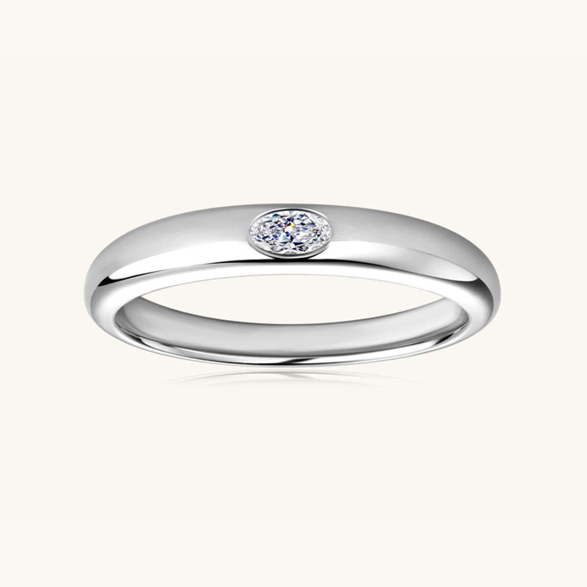 3.6 Carat Moissanite 925 Sterling Silver Ring