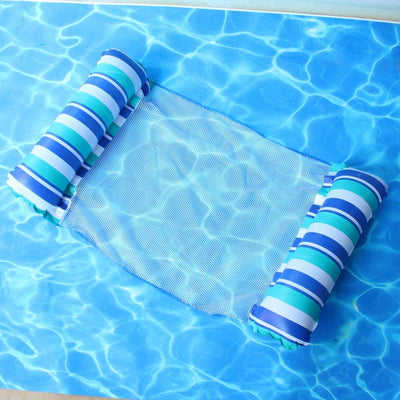 Swimming Pool Hanging Net Inflatable Floating Row Foldable Striped