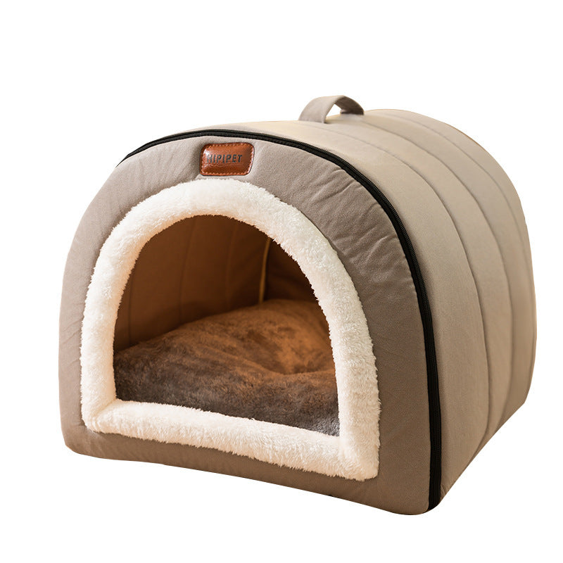 Autumn And Winter Dog Plain Quilted Portable Nest Cat Nest Small And Medium-sized Dogs