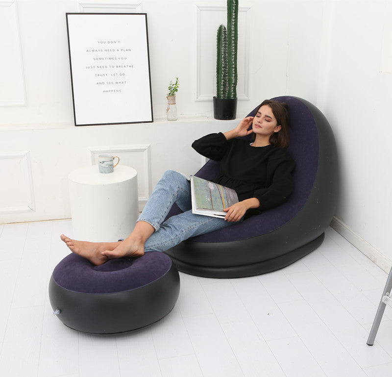 Lazy Bean Bag with Inflatable Folding Sofa - HJG