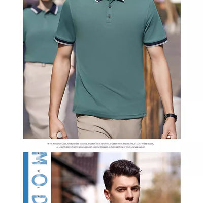 Business Polo Shirt Lapel Short Sleeve Corporate Cultural Clothing