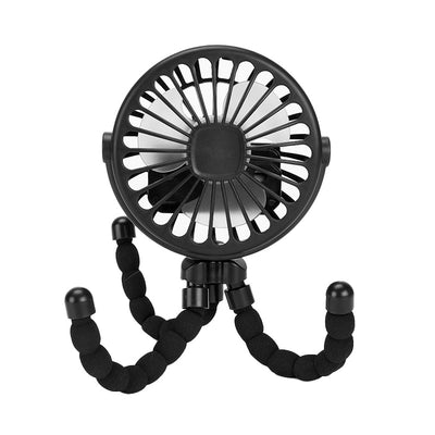 Multi Functional Children's Stroller Mini Fan Portable USB Charging Small Fan Octopus