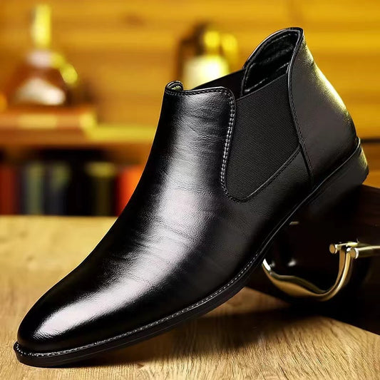 Men's Business Leisure Plus Size Leather Shoes - HJG