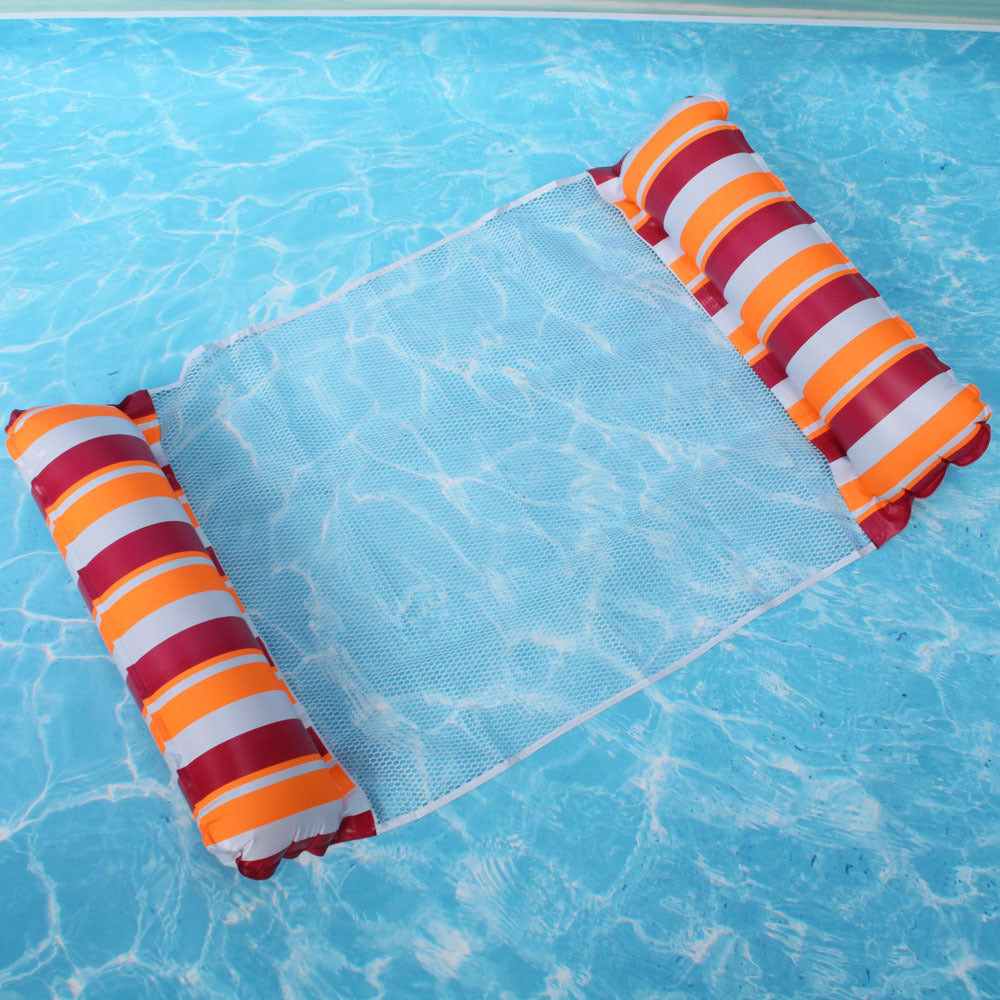 Swimming Pool Hanging Net Inflatable Floating Row Foldable Striped