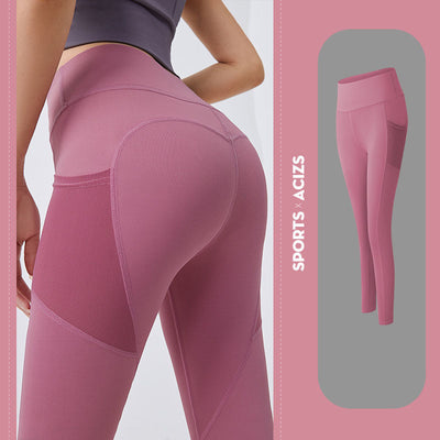 Yoga Pants Women With Pocket Leggings Sport Girl Gym Leggings Women Tummy Control Jogging Tights Female Fitness Pants - HJG