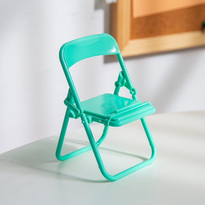 Creative Folding Small Chair Phone Holde