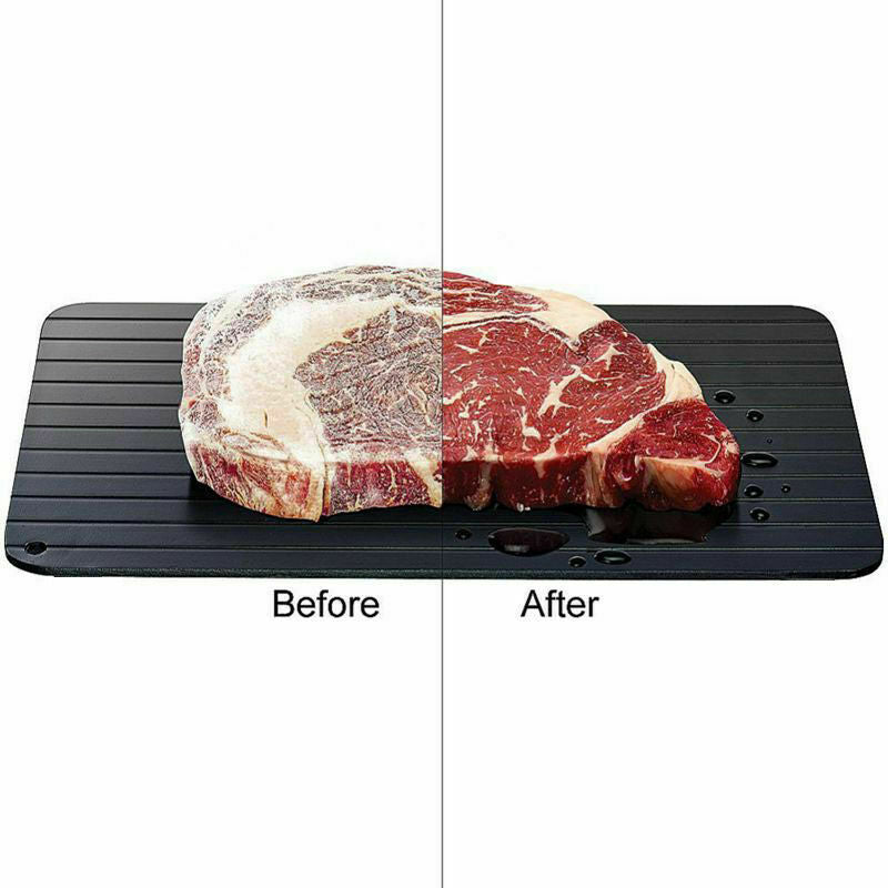 Fast Defrost Tray Fast Thaw Frozen Food Meat Fruit Quick Defrosting Plate Board Defrost Tray Thaw Master Kitchen Gadgets - HJG