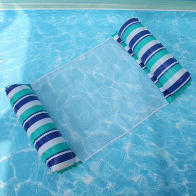 Swimming Pool Hanging Net Inflatable Floating Row Foldable Striped