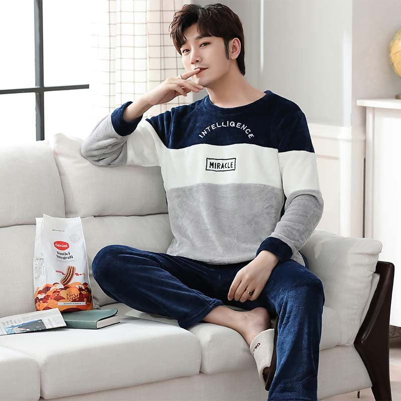 Comfortable Round Neck Warm Home Wear Casual Suit