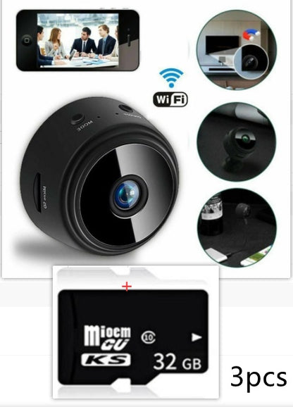 A9 Magnetic Suction Security Camera HD Camera Smart Infrared Night Vision Home - HJG