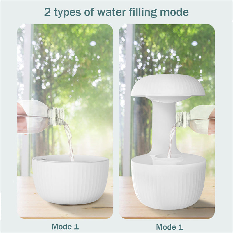 Anti-gravity Air Humidifier Mute Countercurrent Humidifier Levitating Water Drops Cool Mist Maker Fogger Relieve Fatigue - HJG