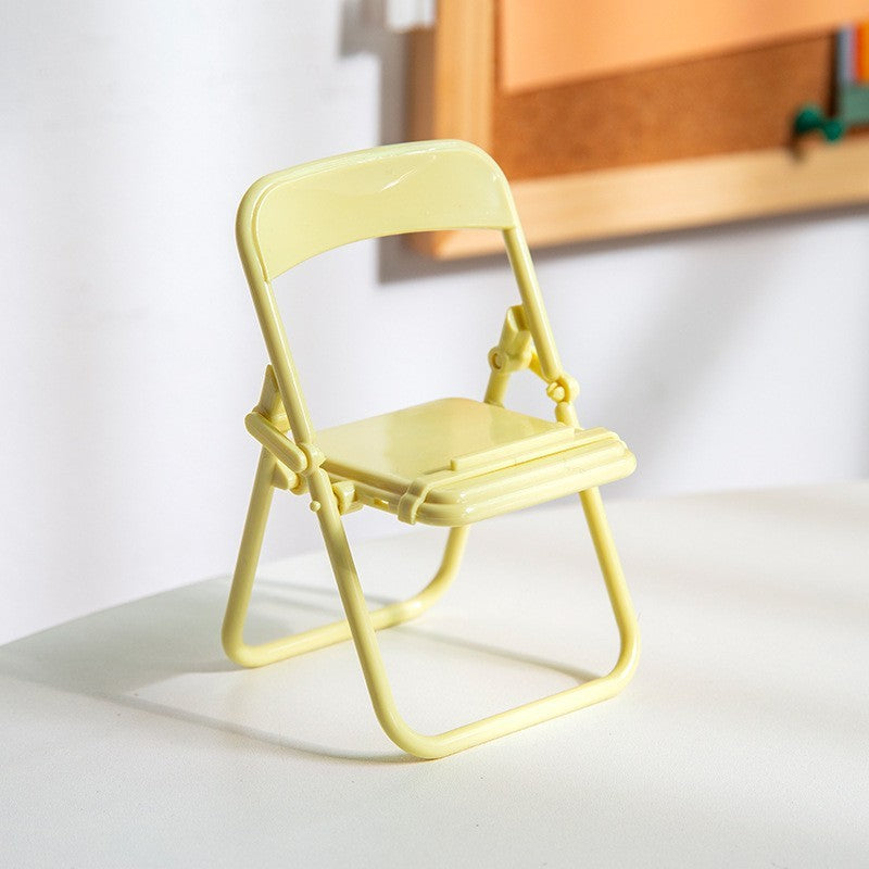 Creative Folding Small Chair Phone Holde