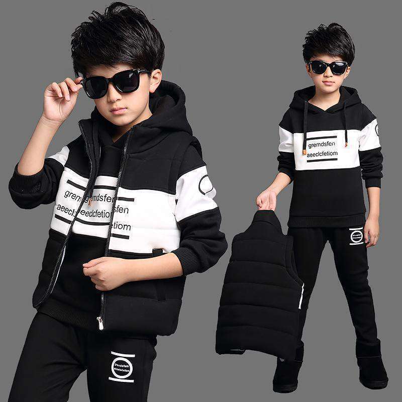 Boys Clothes Sport Suit Casual Boys Clothing 3ps Sets - HJG