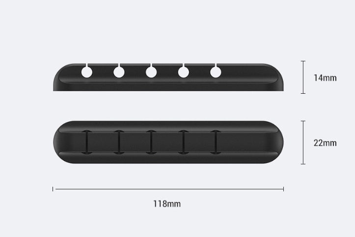 Silicone storage cable management cable clamp - HJG