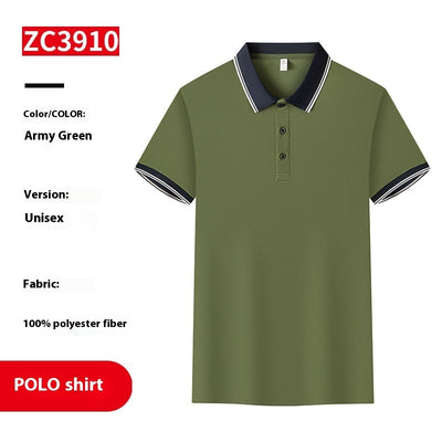 Business Polo Shirt Lapel Short Sleeve Corporate Cultural Clothing