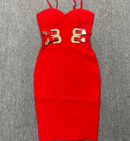 Short bandage evening dress