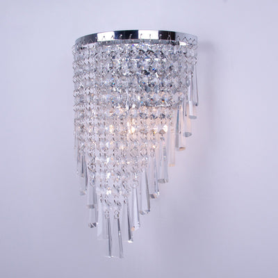 Modern Corridor Aisle Crystal Wall Lamp