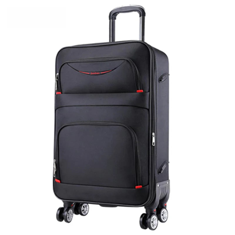 Oxford Rolling Luggage Spinner Business Brand Suitcase Cabin 20 22 24 26 28 inch High Quality Travel Bag Waterproof Trolley Case