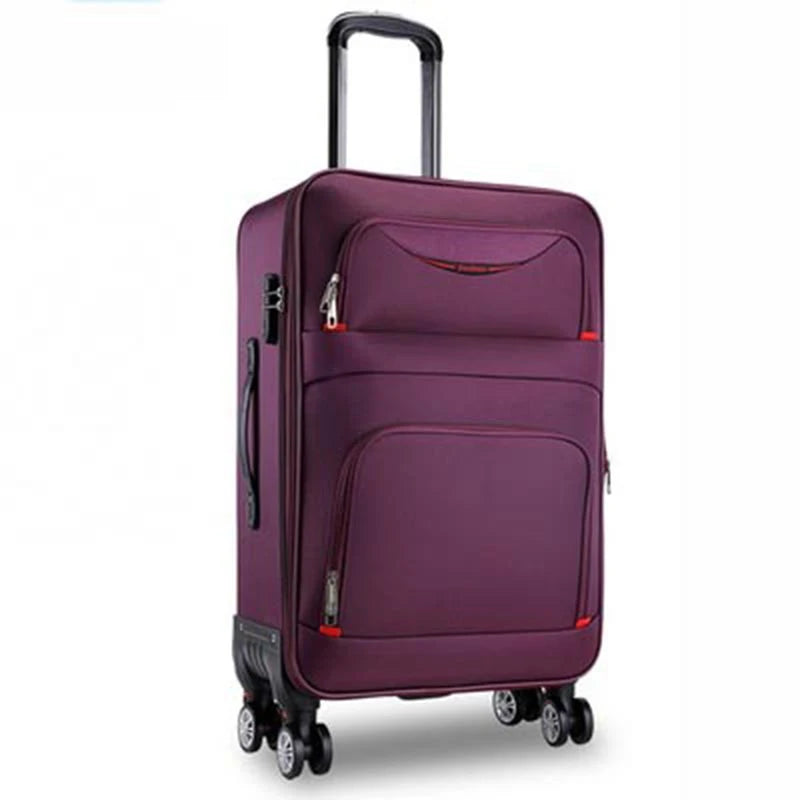 Oxford Rolling Luggage Spinner Business Brand Suitcase Cabin 20 22 24 26 28 inch High Quality Travel Bag Waterproof Trolley Case