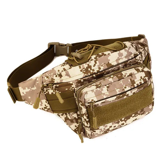 Women Men Military Tactics Waist Pack Bag Waterproof Nylon Waist Bag Fanny Pack Military Equipment Molle Bag S46