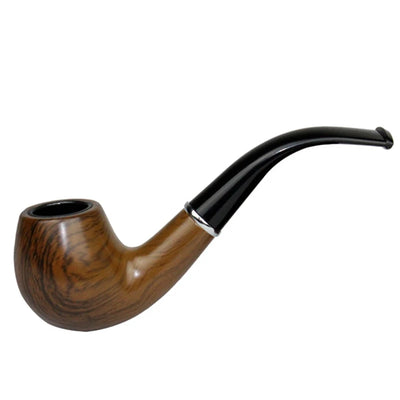 Classic Wood Grain Resin Pipe Chimney Filter Long Smoking Pipes Tobacco Pipe Cigar Gifts Narguile Gift Grinder Smoke Mouthpiece