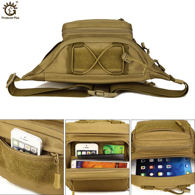 Women Men Military Tactics Waist Pack Bag Waterproof Nylon Waist Bag Fanny Pack Military Equipment Molle Bag S46