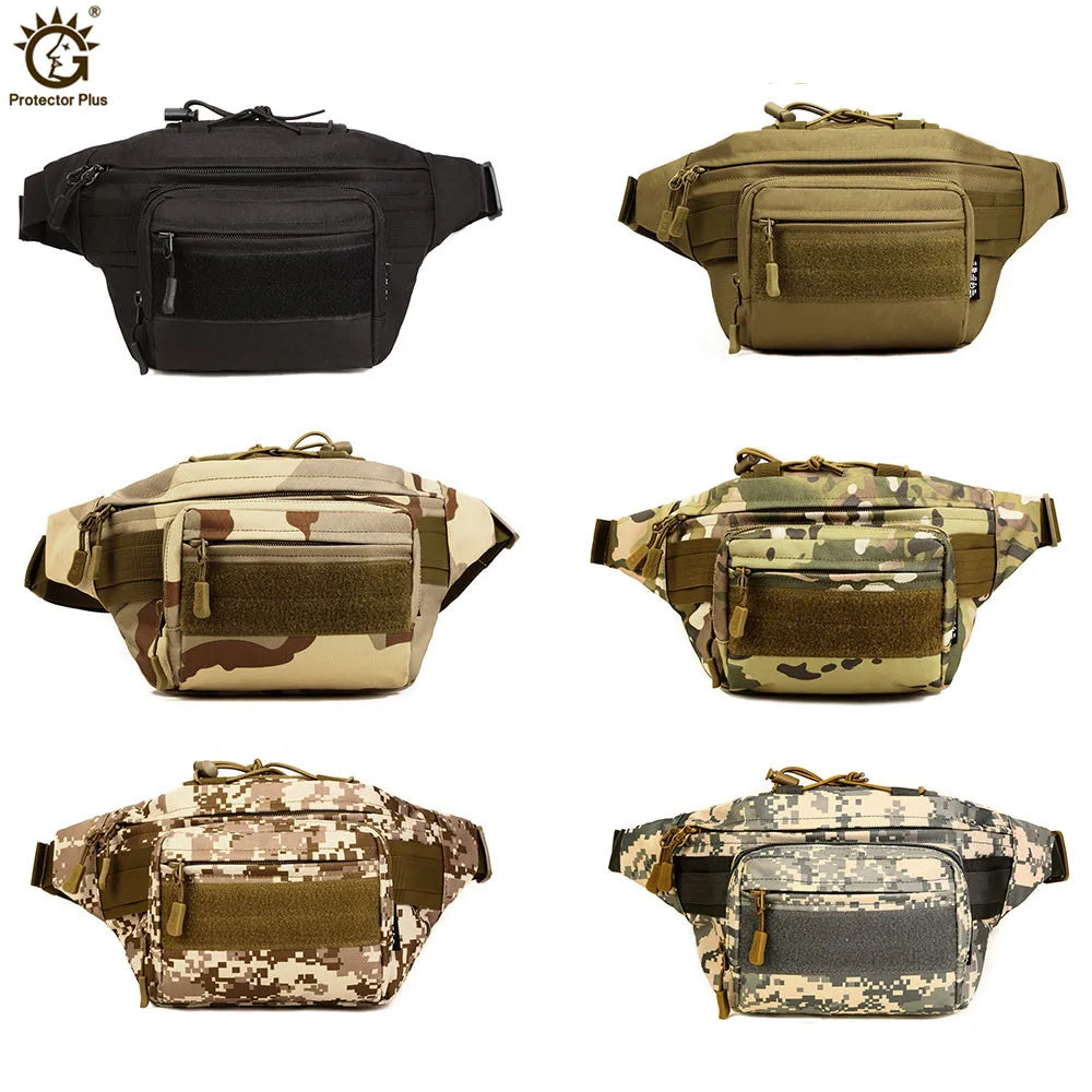 Women Men Military Tactics Waist Pack Bag Waterproof Nylon Waist Bag Fanny Pack Military Equipment Molle Bag S46