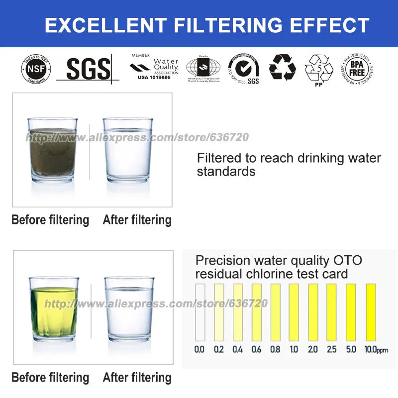 304 Stainless Steel water filter system PVDF Ultrafiltration Purifier,3000L,Commercial Home Kitchen Drink Straight UF Filters