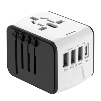 Multifunctional Travel Charger Multinational Generic Socket