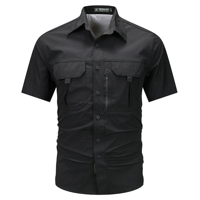 Summer Outdoor Leisure Multi-pocket Workwear Short Sleeve