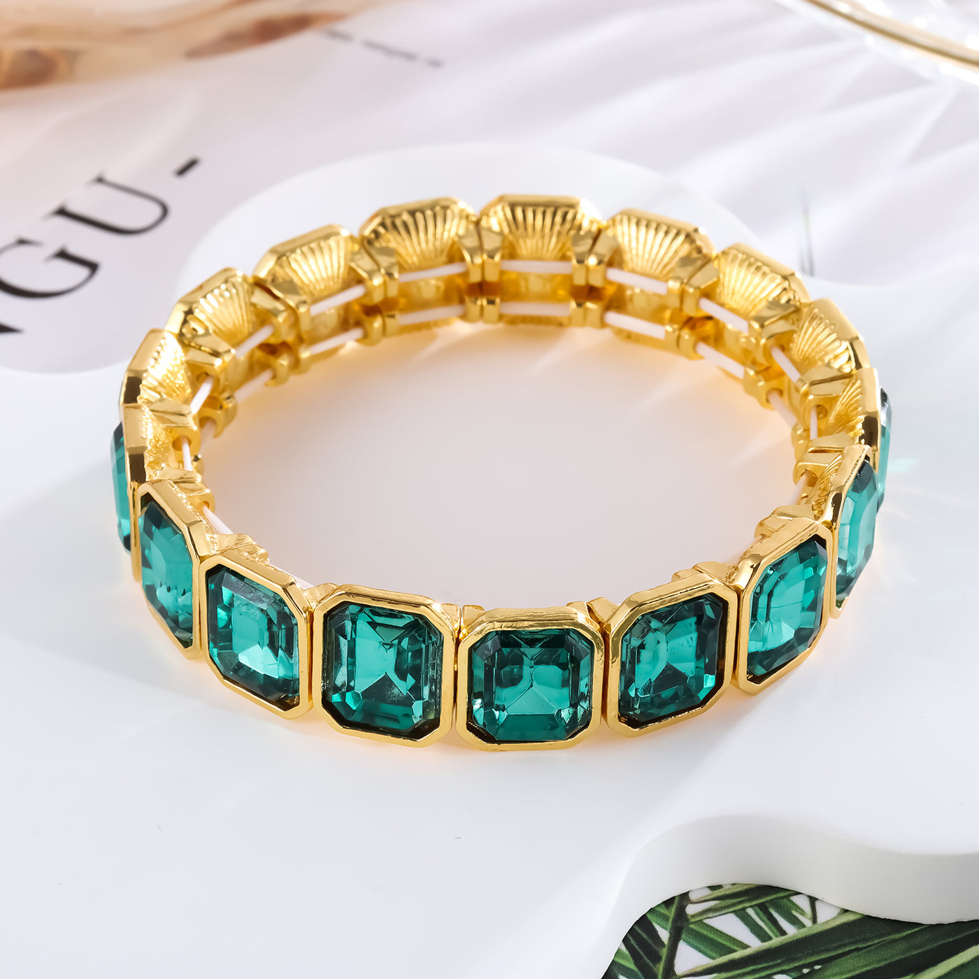 Hip Hop Bracelet Women's Full Diamond Bracelet Telescopic