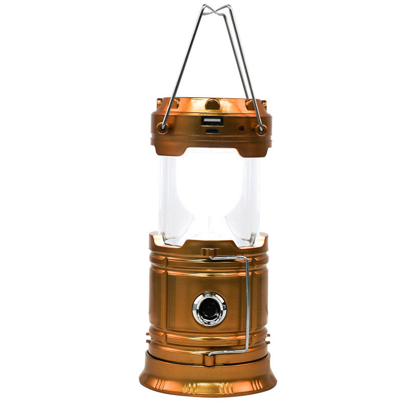 Outdoor Camping Lantern Barn Lantern Fan Solar USB Charging Lighting Backup