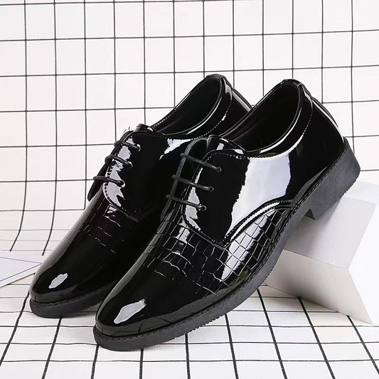 Autumn Men's Leather Shoes Business Formal Wear British Casual