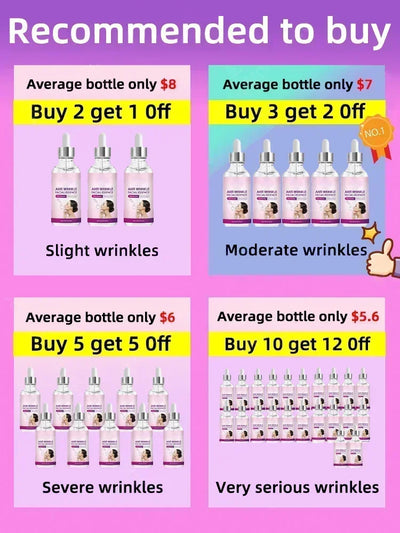 Reliable Anti Wrinkle Aging Effect Remove Facial Wrinkles Serum Remover Dark Spot Fade Melanin Anti Wrinkle Facial Serum