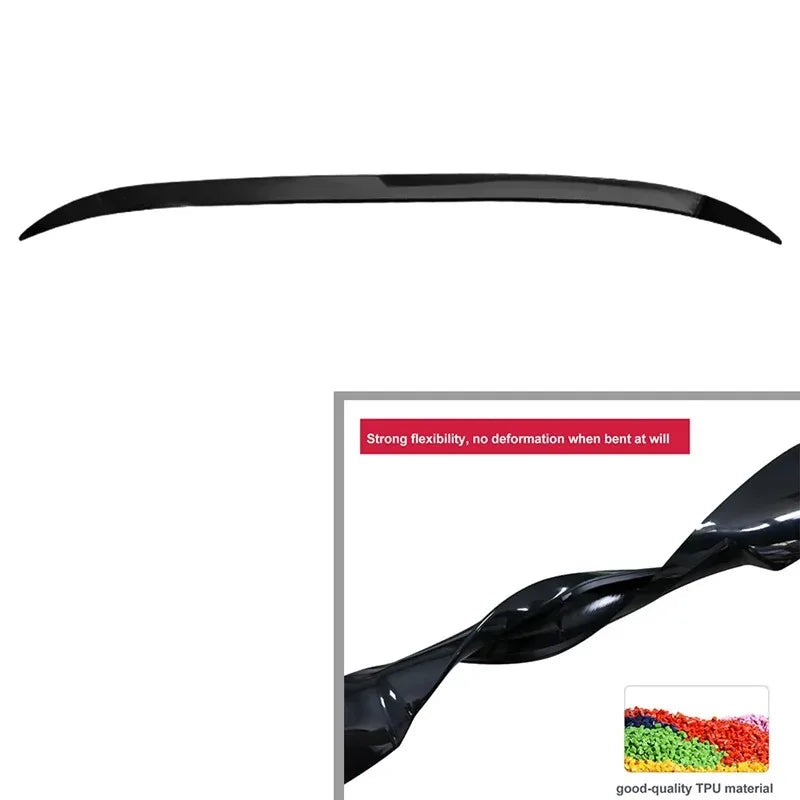 1.2m Car Rear Trunk Spoiler Lip Universal Roof Tail Wing Lip Fit For Benz Audi A3 BMW E90 E46 Car Racing Sedan Accessory