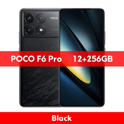 POCO F6 Pro 5G Global Version Smartphone Snapdragon® 8 Gen 2 120W HyperCharge WQHD+120Hz Flow AMOLED Display NFC