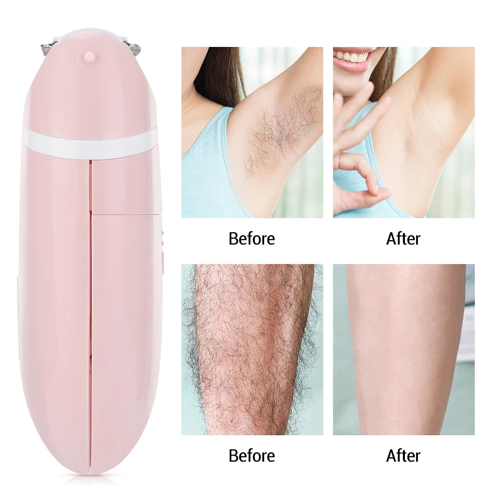 Portable Electric Body Shaver Rechargeable Hair Removal Appliances Lady Epilator for Women Full Body Lady Shaver Body Bikini