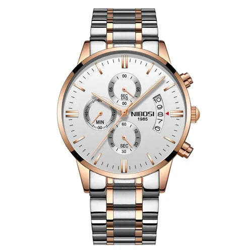NIBOSI Relogio Masculino Men Watches Luxury Famous Top Brand Men's Fashion Casual Dress Watch Military Quartz Wristwatches Saat