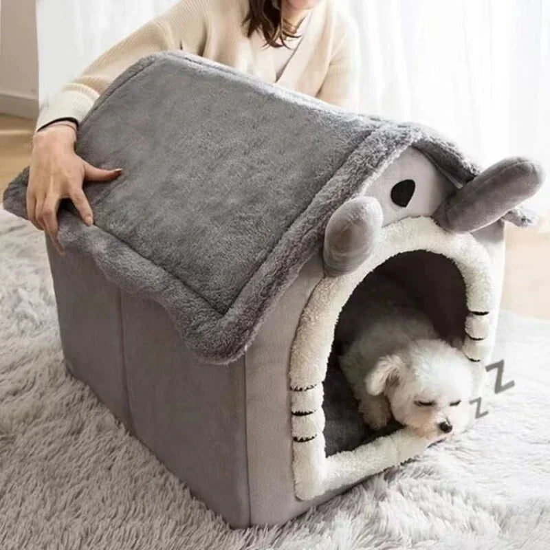 Popular Four Seasons Universal Cat and Dog Nest House Removable and Washable Small Dog Teddy Pet Bedding Supplies