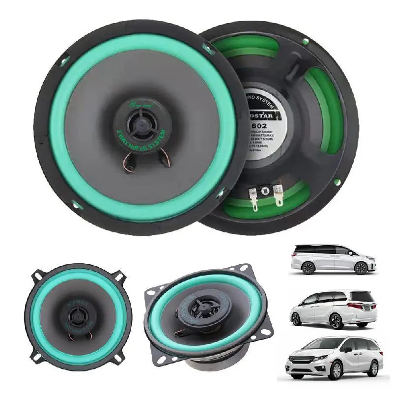 4/5/6.5-inch Car Speakers 100W/160W Max Universal HiFi Coaxial Subwoofer Car Audio Music Stereo Full Frequency Car Speakers