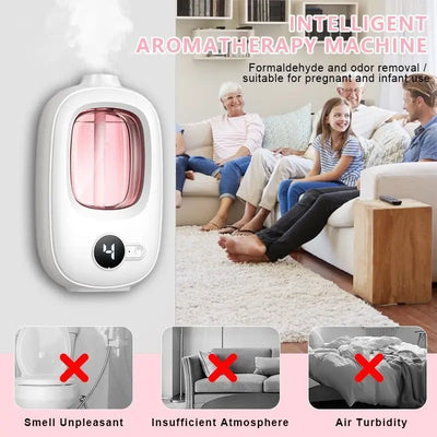 Automatic aromatherapy device toilet home air freshener aromatherapy machine essential oil diffuser rechargeable humidifier